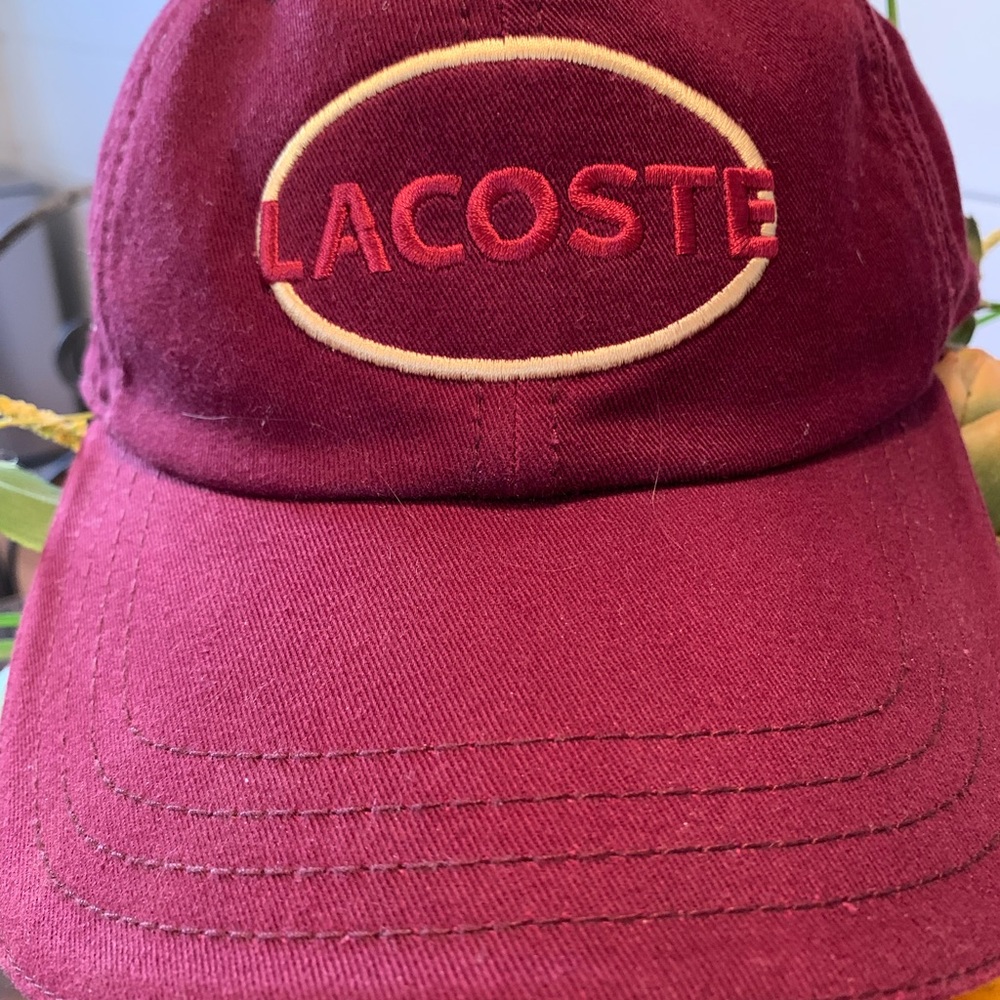 Designer Lacoste Hat-new. Our home is smoke free and pet free